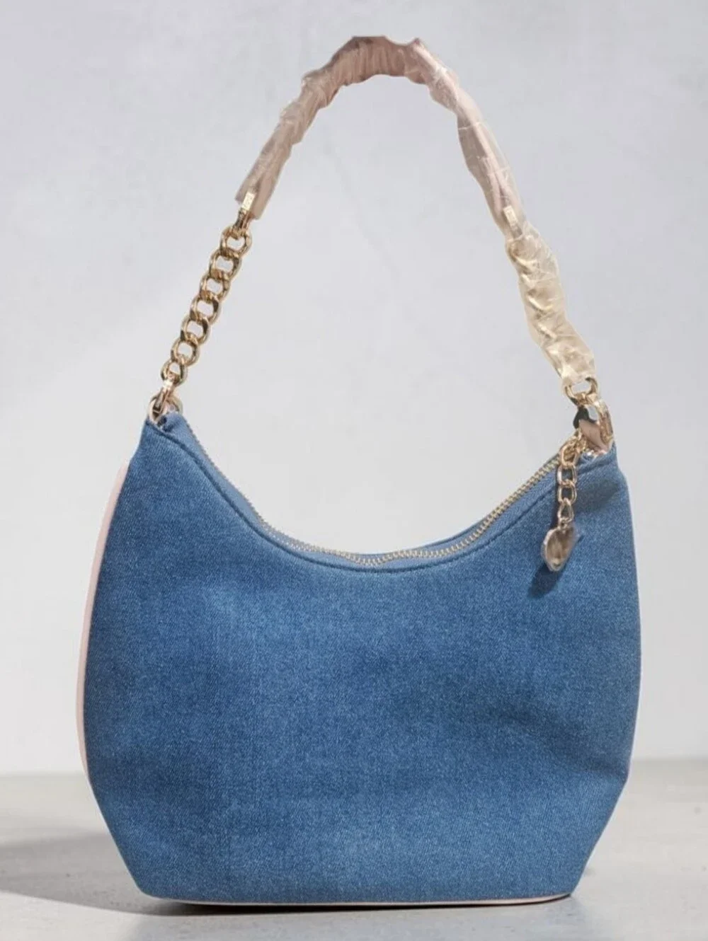 Juicy Couture Sweet Tea Party Denim Hobo Bag 